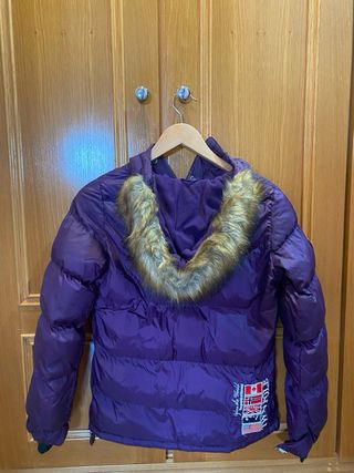 Chaqueta Geographical Norway Morada talla 14 años