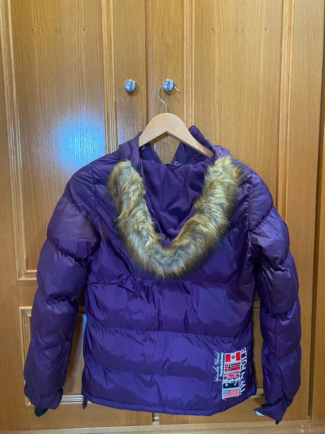 Chaqueta Geographical Norway Morada talla 14 años