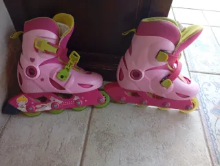 Patines en línea Oxelo niña rosa