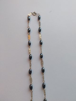 Cadena Oro 14K Hematita