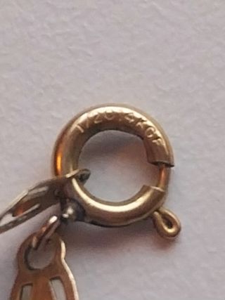 Cadena Oro 14K Hematita