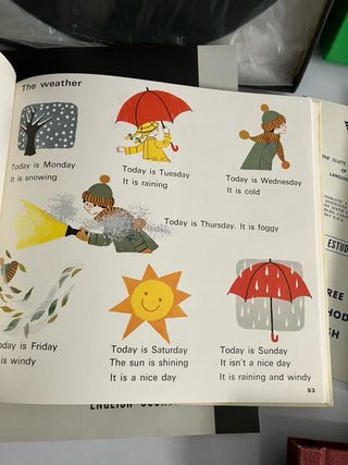 Curso de inglés en vinilo