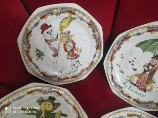 Set 4 Piatti Decorativi Stagioni