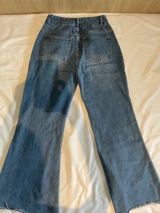 Pantalones vaqueros campana mujer