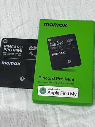 Momax Pincard Pro Mini - Localizador GPS. Nuevo