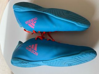 Zapatillas Fútbol Sala Azul y Rosa