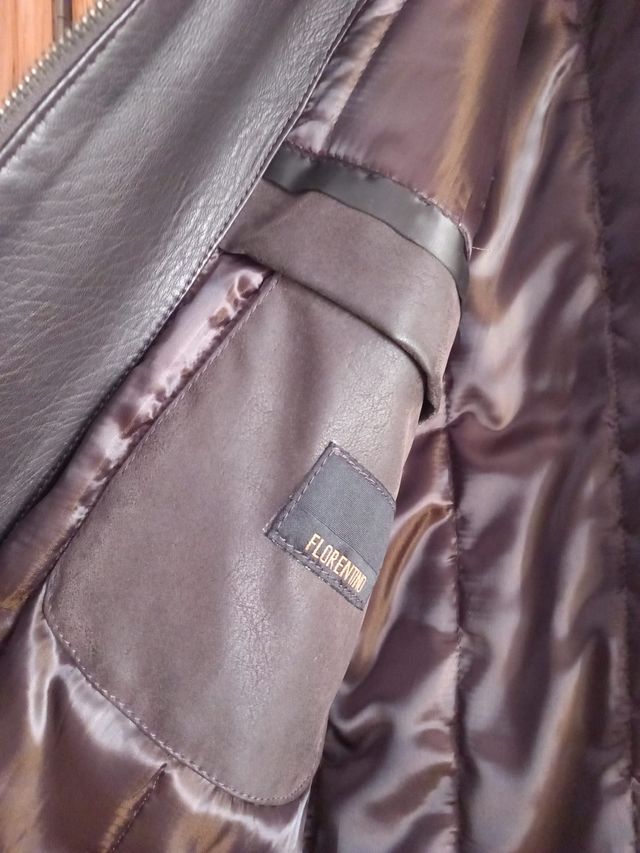 Abrigo de Piel Negro