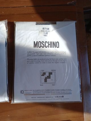 Collant Moschino donna blu taglia XS