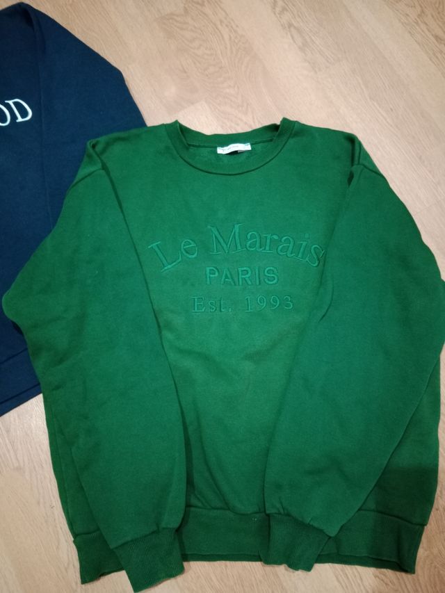 Conjunto 2 Sudaderas Unisex Azul y Verde