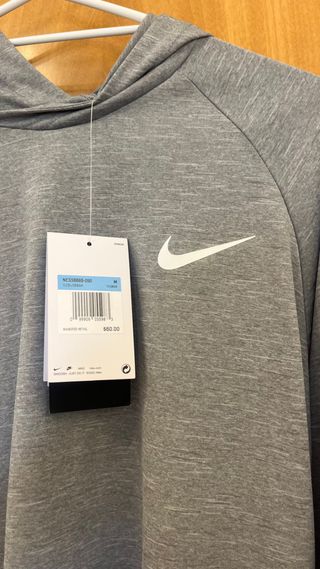 Sudadera Nike Dri-FIT Gris