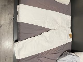 Pantalón tejano blanco zara