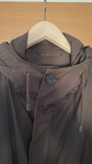 Parka GAP verde oliva con capucha