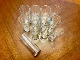 12 Vasos de Tubo