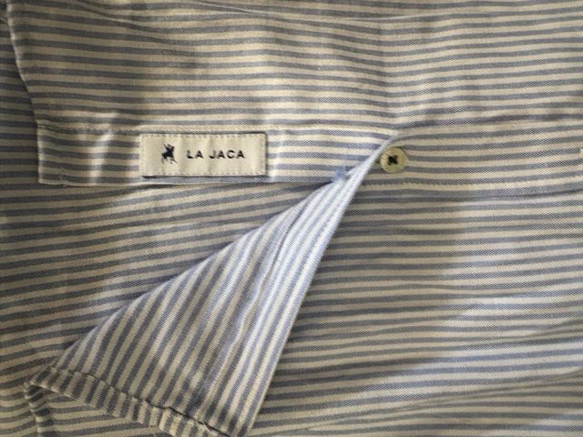 Camisa LA JACA Rayas Azul Talla S