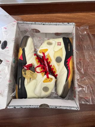 Jordan 5 x Off-White Sail