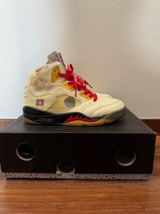 Jordan 5 x Off-White Sail