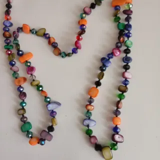 Collana pietre colorate