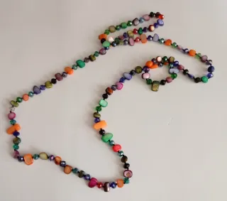 Collana pietre colorate