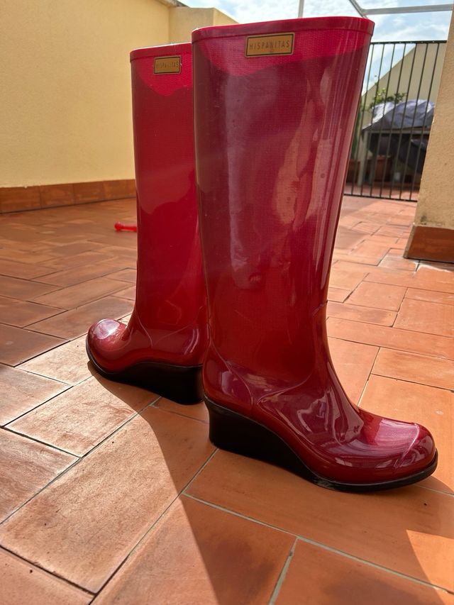 Botas de agua Hispanitas Rojas Talla 39