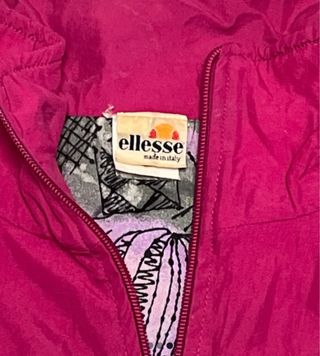 Chaqueta Vintage Ellesse Multicolor y Rosa
