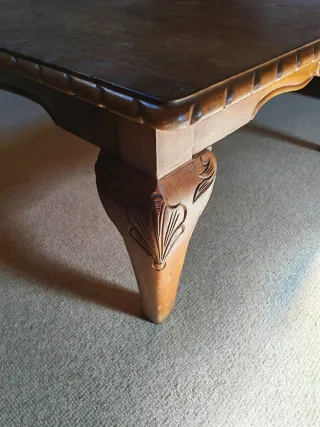 Mesa de centro de madera rústica