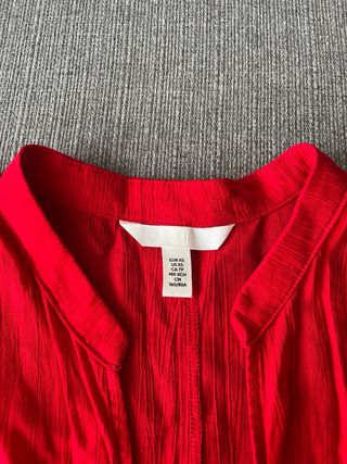 Blusa roja H&M