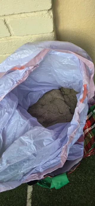 Arena de sílice blanca 40kg para acuario