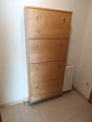 Scaffale scarpiera in legno Ikea