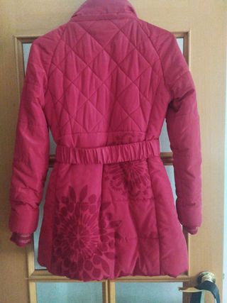 Chaqueta acolchada mujer larga