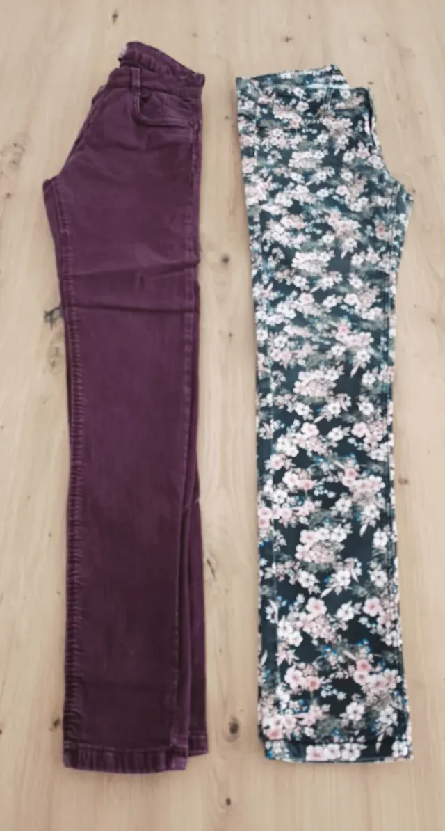 Pantalones Bershka y Stradivarius