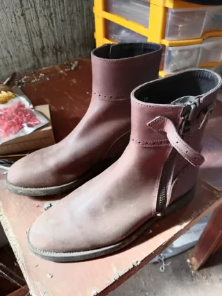 Botas borceguiles marrones talla 38