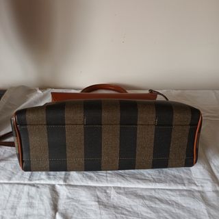 Bolso Fendi Piel Pequin Stripe Auténtico