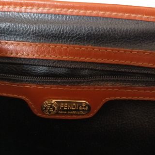 Bolso Fendi Piel Pequin Stripe Auténtico