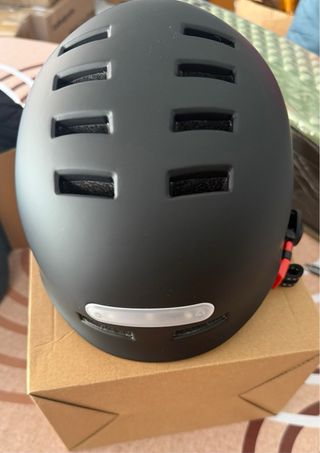 Casco con luz para bici/patín