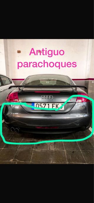 Parachoques trasero Audi TT S Line