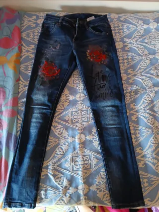 Pantalones vaqueros mujer talla S