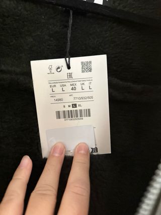 Chaqueta trucker Pull&Bear negra