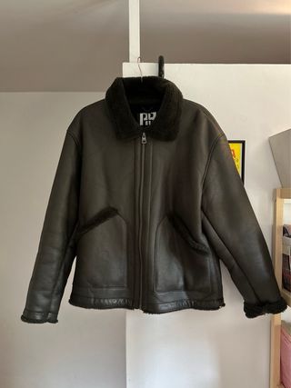 Chaqueta trucker Pull&Bear negra