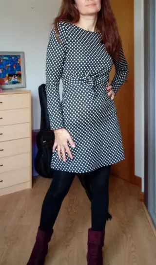 Vestido lunares Inside Talla M