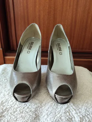 Zapatos de fiesta piel T.37