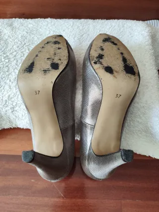Zapatos de fiesta piel T.37