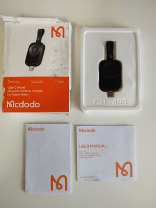 Cargador Inalámbrico Mcdodo USB-C Apple Watch