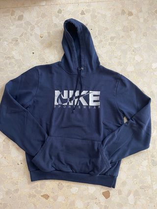 Sudadera Nike Azul Marino con Capucha