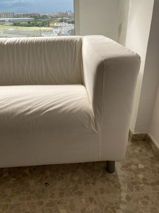 Sofá 2 plazas Klippan Ikea Blanco