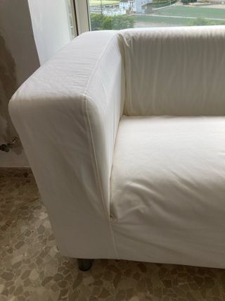 Sofá 2 plazas Klippan Ikea Blanco