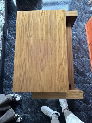 Mesa de centro comedor madera nogal