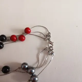 Collana perle colorate