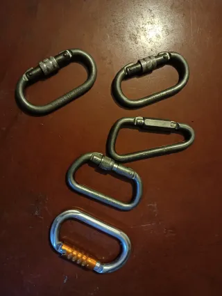 Mosquetones de escalada varios