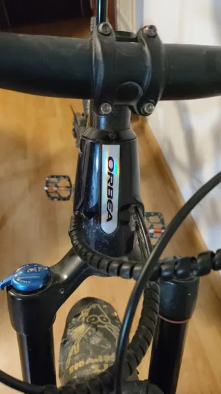 Btt eléctrica Orbea Rise carbono - talla M