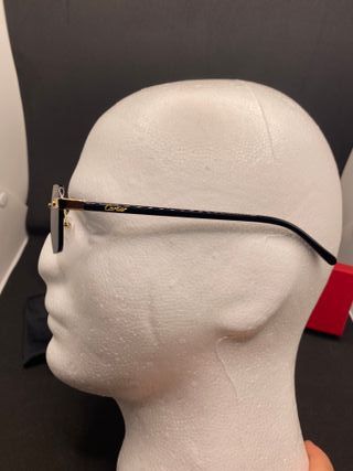Occhiali da Sole Cartier Neri e Oro